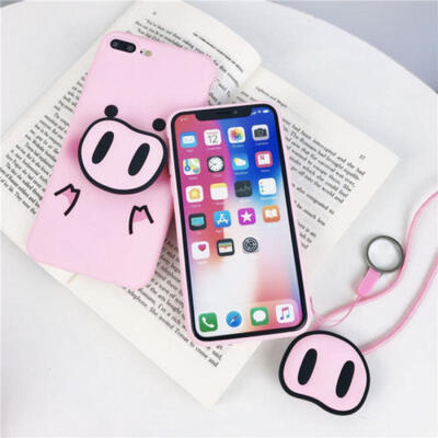 UK Cartoon Cute Girl Pig Soft Dropproof Cover Case Holder For iPhone X  Max XR 
UK Cartoon Cute Girl Pig Soft Dropproof Cover Case Holder For iPhone X  Max XR