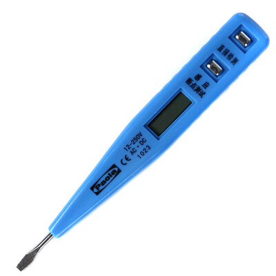 Paola Digital display pencil multi-function electrician household contact induction electroscope screwdriver 1023
Paola Digital display pencil multi-function electrician household contact induction electroscope screwdriver 1023