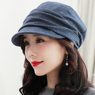 Lan Shi Yu hat ladies autumn&winter Korean version of the beret wool cap casual solid color pile cap M04514 blue gray
Lan Shi Yu hat ladies autumn&winter Korean version of the beret wool cap casual solid color pile cap M04514 blue gray
