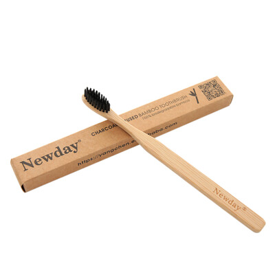 1 PC Soft Bamboo Charcoal Toothbrush Black Tooth Brush Wooden Handle Oral Care Brush For Kids And Adults
1 PC Soft Bamboo Charcoal Toothbrush Black Tooth Brush Wooden Handle Oral Care Brush For Kids And Adults