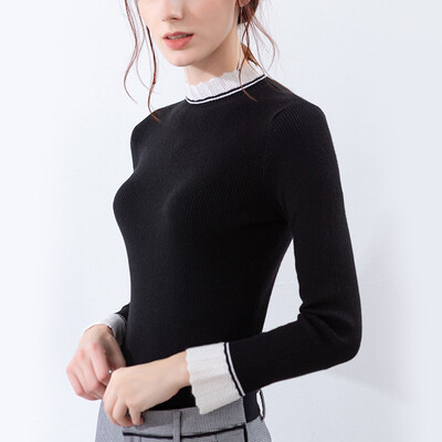 Canvaus Elegant Casual Knitted Sweater Women Autumn Winter Butterfly Long Sleeve Ruffles Turtleneck Pullover Mujer FS365A 
Canvaus Elegant Casual Knitted Sweater Women Autumn Winter Butterfly Long Sleeve Ruffles Turtleneck Pullover Mujer FS365A