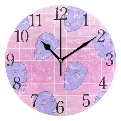 Wall Clock Arabic Numerals Design Masks Pattern Round
Wall Clock Arabic Numerals Design Masks Pattern Round