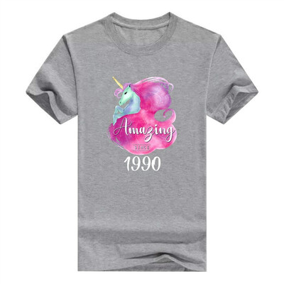 28th Birthday Gift Unicorn Tshirt Amazing Since 1990 Tee 
28th Birthday Gift Unicorn Tshirt Amazing Since 1990 Tee