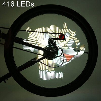 DIY Cycling Bicycle wheel lights 416 LEDs Waterproof Colorful Changing Video Gift Pictures Bike Wheel Spoke Light
DIY Cycling Bicycle wheel lights 416 LEDs Waterproof Colorful Changing Video Gift Pictures Bike Wheel Spoke Light