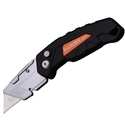 Hanton Harden folding utility knife T-blade hardware cutting tool heavy duty electrician knife aluminum alloy wallpaper knife 570332
Hanton Harden folding utility knife T-blade hardware cutting tool heavy duty electrician knife aluminum alloy wallpaper knife 570332
