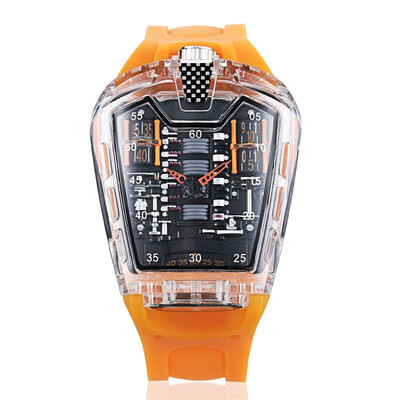 KIMSDUN K - 725D Men Transparent Waterproof Quartz Watch - MULTI-A