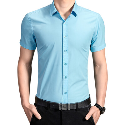 New Arrivals Men Shirts Cotton Men Dress Casual Shirts Short Sleeves Men Slim Shirts 2016 Summer Men Shirts High Quality
New Arrivals Men Shirts Cotton Men Dress Casual Shirts Short Sleeves Men Slim Shirts 2016 Summer Men Shirts High Quality