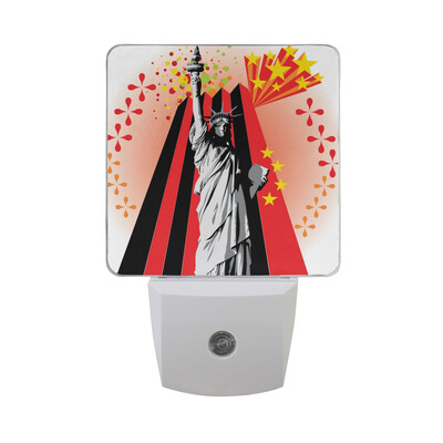 ALAZA LED Night Light With Smart Dusk To Dawn SensorStatue Of Liberty Green Background Plug In Night Light
ALAZA LED Night Light With Smart Dusk To Dawn SensorStatue Of Liberty Green Background Plug In Night Light