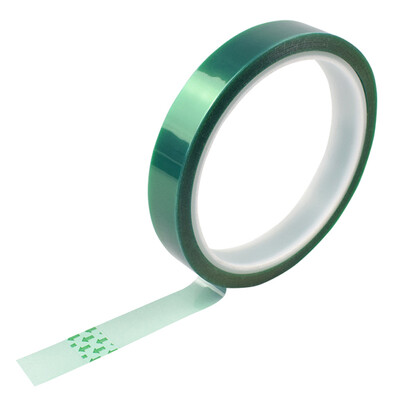 Fuxing FX567 PET green high temperature tape green film tape paper high temperature insulation tape circuit board baking paint plating protection tape 15mm33m
Fuxing FX567 PET green high temperature tape green film tape paper high temperature insulation tape circuit board baking paint plating protection tape 15mm33m