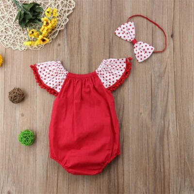 Cute Newborn Kids Baby Girl Birthday Party Romper Jumpsuit Clothes Outfit 2PCS 
Cute Newborn Kids Baby Girl Birthday Party Romper Jumpsuit Clothes Outfit 2PCS