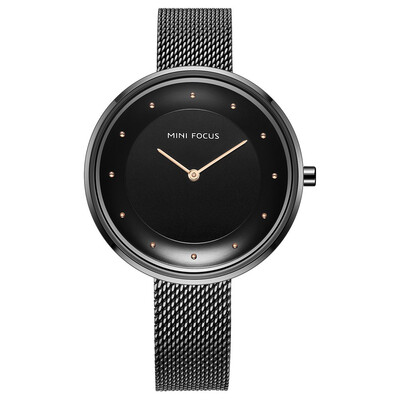 BOFUTE Womens Watch Fashion Watch Quartz Watches Japanese Movement Luminous Waterproof Metal Mesh Belt 0179L