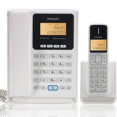 Philips (PHILIPS) DCTG172 Цифровой беспроводной телефон голос китайское меню радио Беспроводной телефон вызова отчетов (белый)
Philips (PHILIPS) DCTG172 Цифровой беспроводной телефон голос китайское меню радио Беспроводной телефон вызова отчетов (белый)