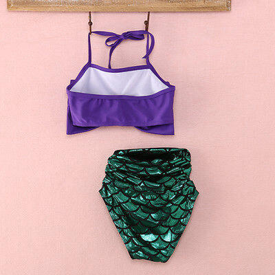 Girls Kid Mermaid Swimmable Bikini Swimwear Swimsuit Swimming Costume Set Suit
Girls Kid Mermaid Swimmable Bikini Swimwear Swimsuit Swimming Costume Set Suit