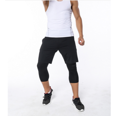 Canis Men Gym Fitness Leggings Compression Base Layer Workout Skin Tight PantsAU