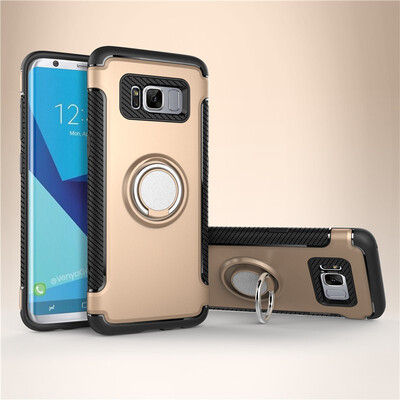 Fecoprior Back Cover For Samsung Galaxy S8 Case Car Holder Stand Hard PC Silicon Ring Suction Bracket Celulars
Fecoprior Back Cover For Samsung Galaxy S8 Case Car Holder Stand Hard PC Silicon Ring Suction Bracket Celulars