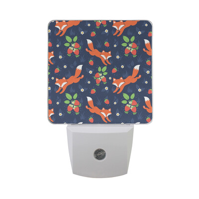 ALAZA LED Night Light With Smart Dusk To Dawn SensorFox Orange Illustration Plug In Night Light 
ALAZA LED Night Light With Smart Dusk To Dawn SensorFox Orange Illustration Plug In Night Light