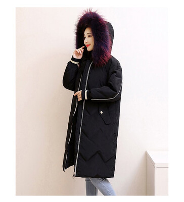 Down jacket female new mid-length winter clothing Korean fashion loose over the knee color scorpion big hair
Down jacket female new mid-length winter clothing Korean fashion loose over the knee color scorpion big hair