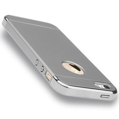 Cool Le Feng Apple iphone 5s se phone case protection sleeve frosted shell anti-crash shell for iphone5s se elegant series - silver