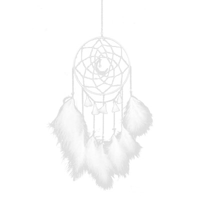 UpperX White Moonlight Dream catcher Pendant wall hanging for homegardenwedding decoration as gift 
UpperX White Moonlight Dream catcher Pendant wall hanging for homegardenwedding decoration as gift