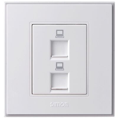 Simon SIMON switch socket 56C series telephone computer socket V55229T elegant white
Simon SIMON switch socket 56C series telephone computer socket V55229T elegant white