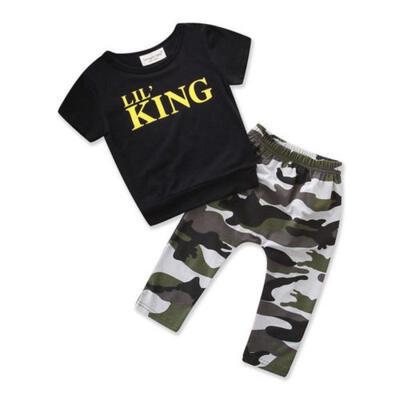 AU 2pcs Toddler Infant Baby Boy T-shirt TopCamouflage Pants Outfits Clothes Set
AU 2pcs Toddler Infant Baby Boy T-shirt TopCamouflage Pants Outfits Clothes Set
