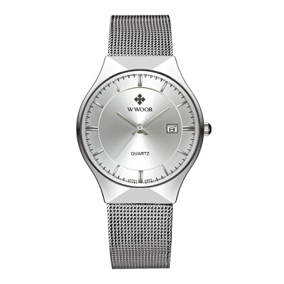 WWOOR 2016 Ultra Thin Dial Fashion Mesh Stainless Steel Watches Calendar Quartz Analog Men Casual Wristwatch 30M Water-Proof Wat
WWOOR 2016 Ultra Thin Dial Fashion Mesh Stainless Steel Watches Calendar Quartz Analog Men Casual Wristwatch 30M Water-Proof Wat