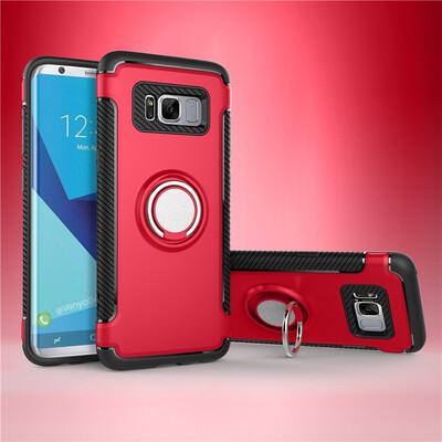 Fecoprior Back Cover For Samsung Galaxy S8 Case Car Holder Stand Hard PC Silicon Ring Suction Bracket Celulars
Fecoprior Back Cover For Samsung Galaxy S8 Case Car Holder Stand Hard PC Silicon Ring Suction Bracket Celulars