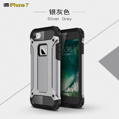 Fivice iphone 7 case Luxury Silicone Diamond Armor PC Hard Shell Phone Case