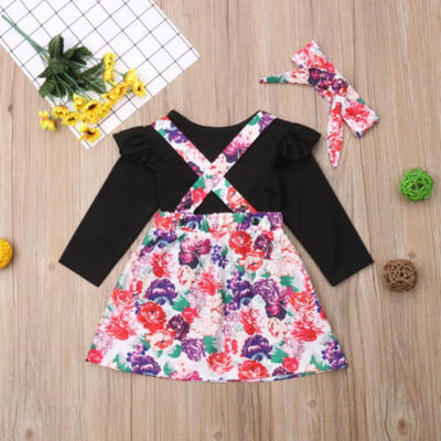 Newborn Kids Baby Girls Cotton Floral Tops T-shirt Suspenders Skirt Dress Outfit 
Newborn Kids Baby Girls Cotton Floral Tops T-shirt Suspenders Skirt Dress Outfit
