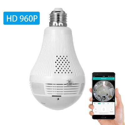 Wireless 1080P Mini Panoramic Fish Eye WIFI 360 Degree Wireless VR Camera LED Light Bulb IP Camera IR Lamp Night Vision IR-CUT Ful
Wireless 1080P Mini Panoramic Fish Eye WIFI 360 Degree Wireless VR Camera LED Light Bulb IP Camera IR Lamp Night Vision IR-CUT Ful