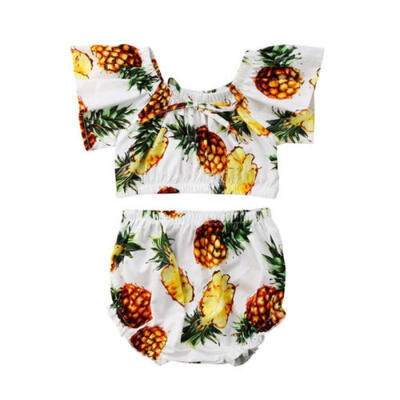Newborn Infant Baby Girls Clothes Playsuit Romper Pants Bodysuit Outfit Set