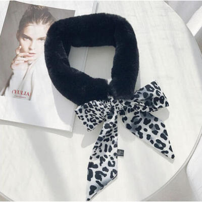 Fashion Women Faux Fur Plush Collar Scarf Wrap Neck Warmer Leopard Print CA 
Fashion Women Faux Fur Plush Collar Scarf Wrap Neck Warmer Leopard Print CA