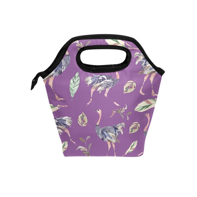 Lunch Bag Purple Peacock Tote Travel Picnic Insulated Handbags Portable Zipper Lunch Bag Box
Lunch Bag Purple Peacock Tote Travel Picnic Insulated Handbags Portable Zipper Lunch Bag Box