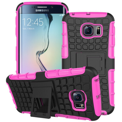 Fivice Samsung S6 Edge Case TPU anti-fall tire pattern back clip bracket phone case
Fivice Samsung S6 Edge Case TPU anti-fall tire pattern back clip bracket phone case
