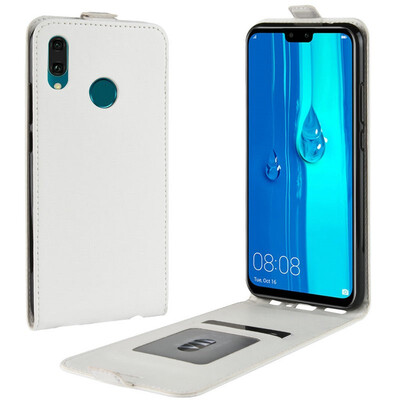 for Huawei Y9 2019 WIERSS Flip Leather Case for Huawei Y9 2019 JKM-LX1 JKM-LX3 Retro Wallet Case Leather Cover Cases Fundas
