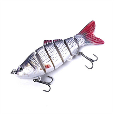 2Pcs 10cm20g Lifelike 6 Jointed Sections Swimbait Fishing Lure Crankbait Hard Bait Fish Hook Fishing Tackle
2Pcs 10cm20g Lifelike 6 Jointed Sections Swimbait Fishing Lure Crankbait Hard Bait Fish Hook Fishing Tackle