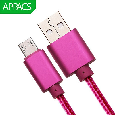 APPACS Micro USB Cable Fast Charging Mobile Phone Andriod Cable Adapter 5V2A 1m 2m 3m USB Data Charger Cable for Samsung HTC LG
APPACS Micro USB Cable Fast Charging Mobile Phone Andriod Cable Adapter 5V2A 1m 2m 3m USB Data Charger Cable for Samsung HTC LG