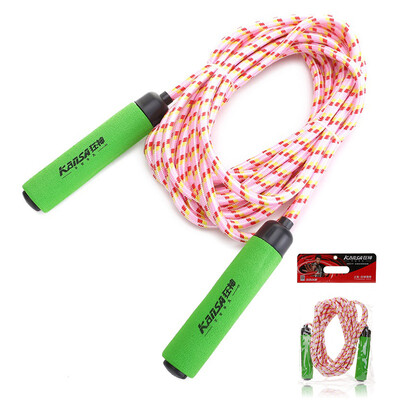 God KANSA collective skipping wear knitting rope foam handle KS0319 rope length 6m color random
God KANSA collective skipping wear knitting rope foam handle KS0319 rope length 6m color random