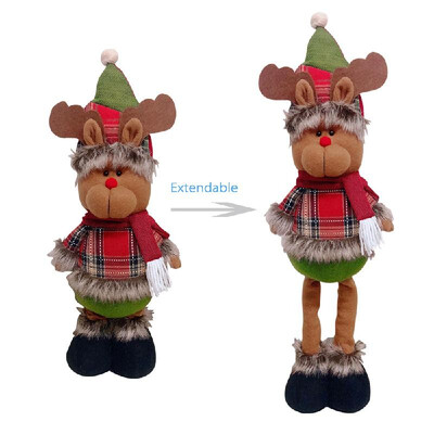 Christmas Extendable Standing Doll Toy Xmas Party Decorations Ornaments Christmas Gift--Reindeer
Christmas Extendable Standing Doll Toy Xmas Party Decorations Ornaments Christmas Gift--Reindeer