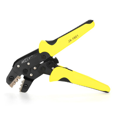 Meterk Professional Wire Crimper Engineering Ratchet Terminal Crimping Pliers JX-1601-10 AWG28-18 01-10mm² Bootlace Ferrule Crim
Meterk Professional Wire Crimper Engineering Ratchet Terminal Crimping Pliers JX-1601-10 AWG28-18 01-10mm² Bootlace Ferrule Crim
