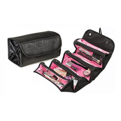 US Roll-up Organizer Pouch Hanging Toiletry Wash Bag Travel Cosmetic Makeup Case