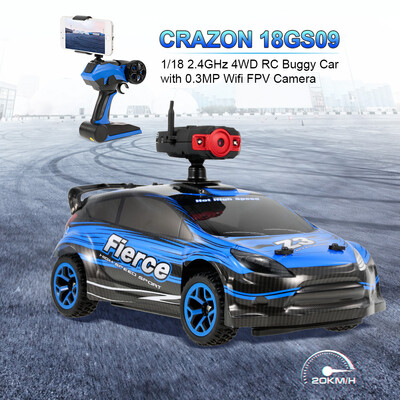CRAZON 18GS09 118 24GHz 4WD 20kmh RC Buggy Car with 03MP Wifi FPV Camera Off-road Car Kids Toy
CRAZON 18GS09 118 24GHz 4WD 20kmh RC Buggy Car with 03MP Wifi FPV Camera Off-road Car Kids Toy