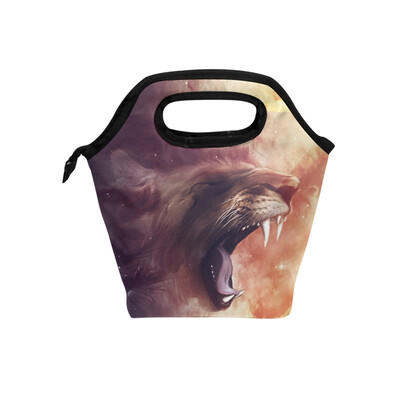 Insulated Lunch Tote Bag Cool Wolf Travel Picnic Lunch Handbags Portable Zipper Lunch Bag Box 
Insulated Lunch Tote Bag Cool Wolf Travel Picnic Lunch Handbags Portable Zipper Lunch Bag Box