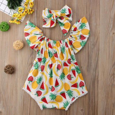 Newborn Baby Girl 0-24M Fruit Romper Bodysuit Sunsuit Summer Clothes Outfits
Newborn Baby Girl 0-24M Fruit Romper Bodysuit Sunsuit Summer Clothes Outfits