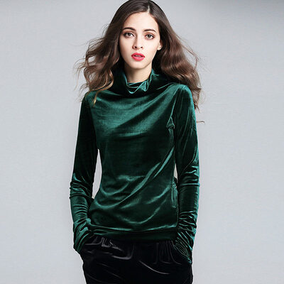 Her pool womens 2018 autumn&winter new half-high collar solid color long-sleeved slim slimming shirt shirt T83Z1990A4M green
Her pool womens 2018 autumn&winter new half-high collar solid color long-sleeved slim slimming shirt shirt T83Z1990A4M green
