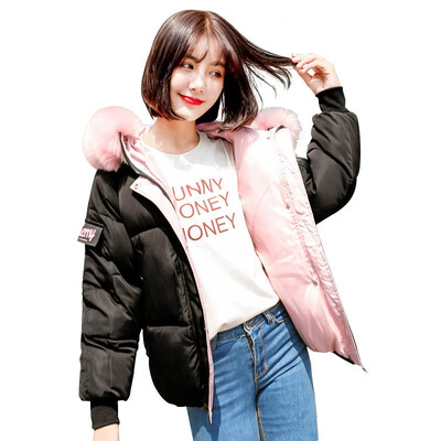 Big fur collar coat 2018 new short bread dress ladies cotton jacket winter coat 90235
Big fur collar coat 2018 new short bread dress ladies cotton jacket winter coat 90235