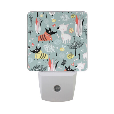 ALAZA LED Night Light With Smart Dusk To Dawn SensorDogs Cats Plug In Night Light
ALAZA LED Night Light With Smart Dusk To Dawn SensorDogs Cats Plug In Night Light