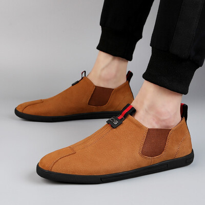 2018 fashion boy peas shoes mens new brand Korean version of the leather wild personality matte shoes lazy casual shoes
2018 fashion boy peas shoes mens new brand Korean version of the leather wild personality matte shoes lazy casual shoes