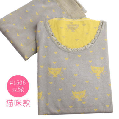 Cat printed long johns sets lady lovely warm underwear female cotton sweater suit winter thermal inner wear wave lace lips women
Cat printed long johns sets lady lovely warm underwear female cotton sweater suit winter thermal inner wear wave lace lips women