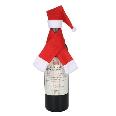 Christmas Wine Bottle Cover Xmas Champagne Gift Wrap Clothes Christmas Party Decoration Ornaments--Dress
Christmas Wine Bottle Cover Xmas Champagne Gift Wrap Clothes Christmas Party Decoration Ornaments--Dress